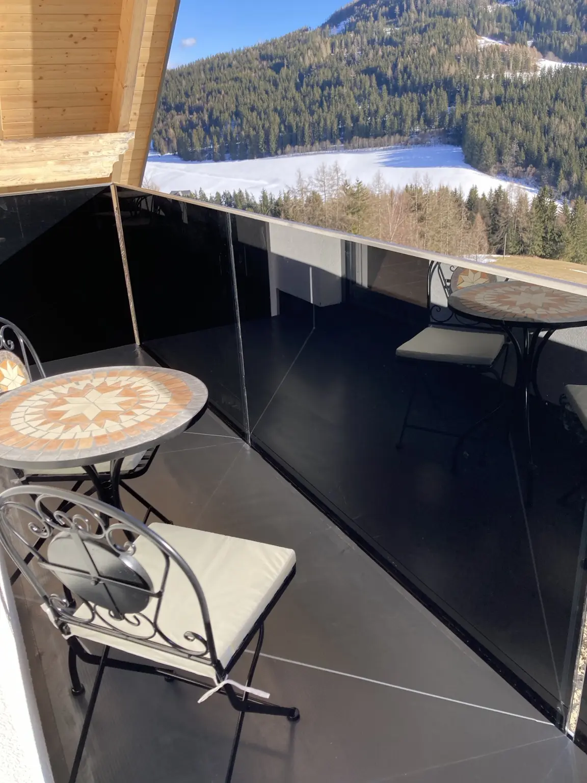 Balkon & Bergpanorama – Chalet Bergblick